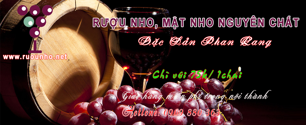 Rượu nho nguyên chất, rượu nho,  Mật Nho Phan Rang